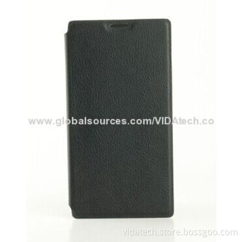 Leather Case with Standing for Sony Xperia T3 Factory